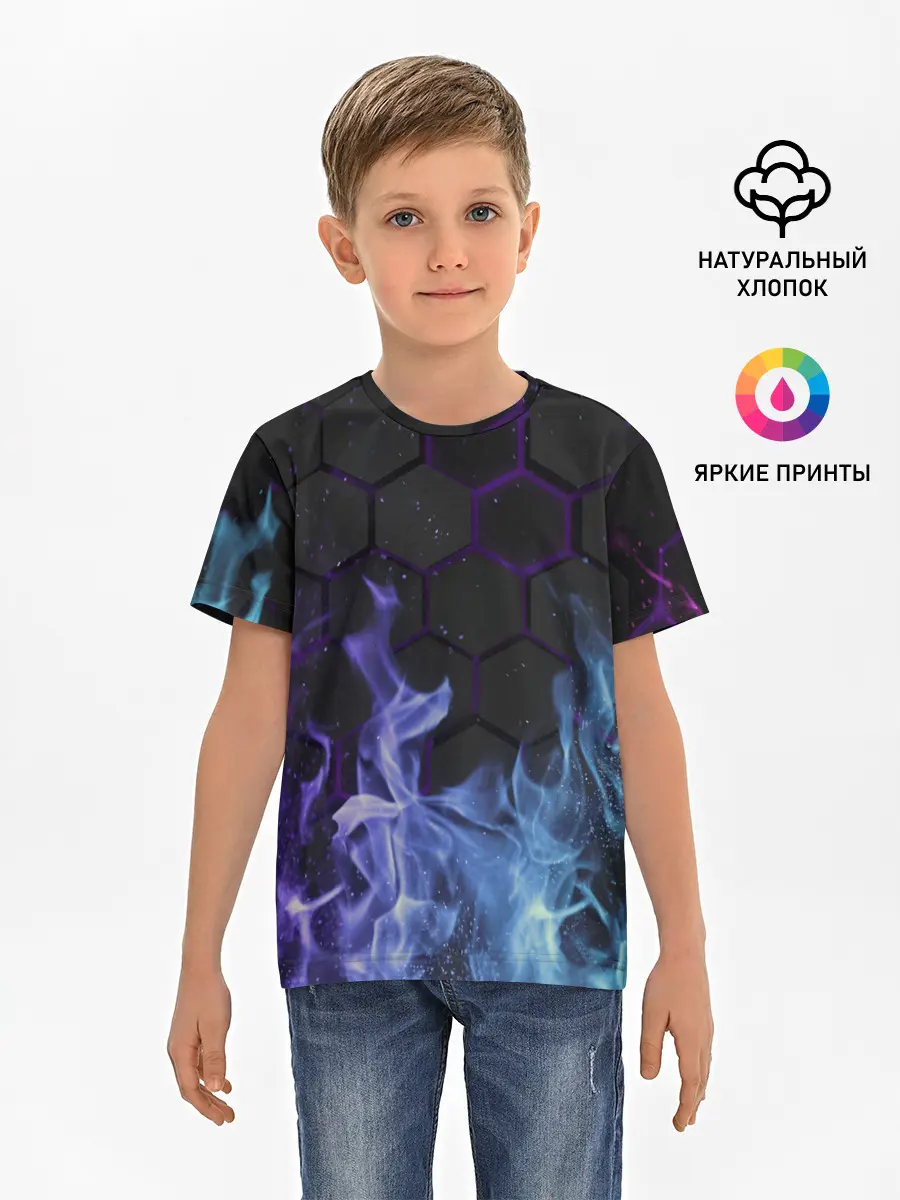 Детская базовая футболка / Fire