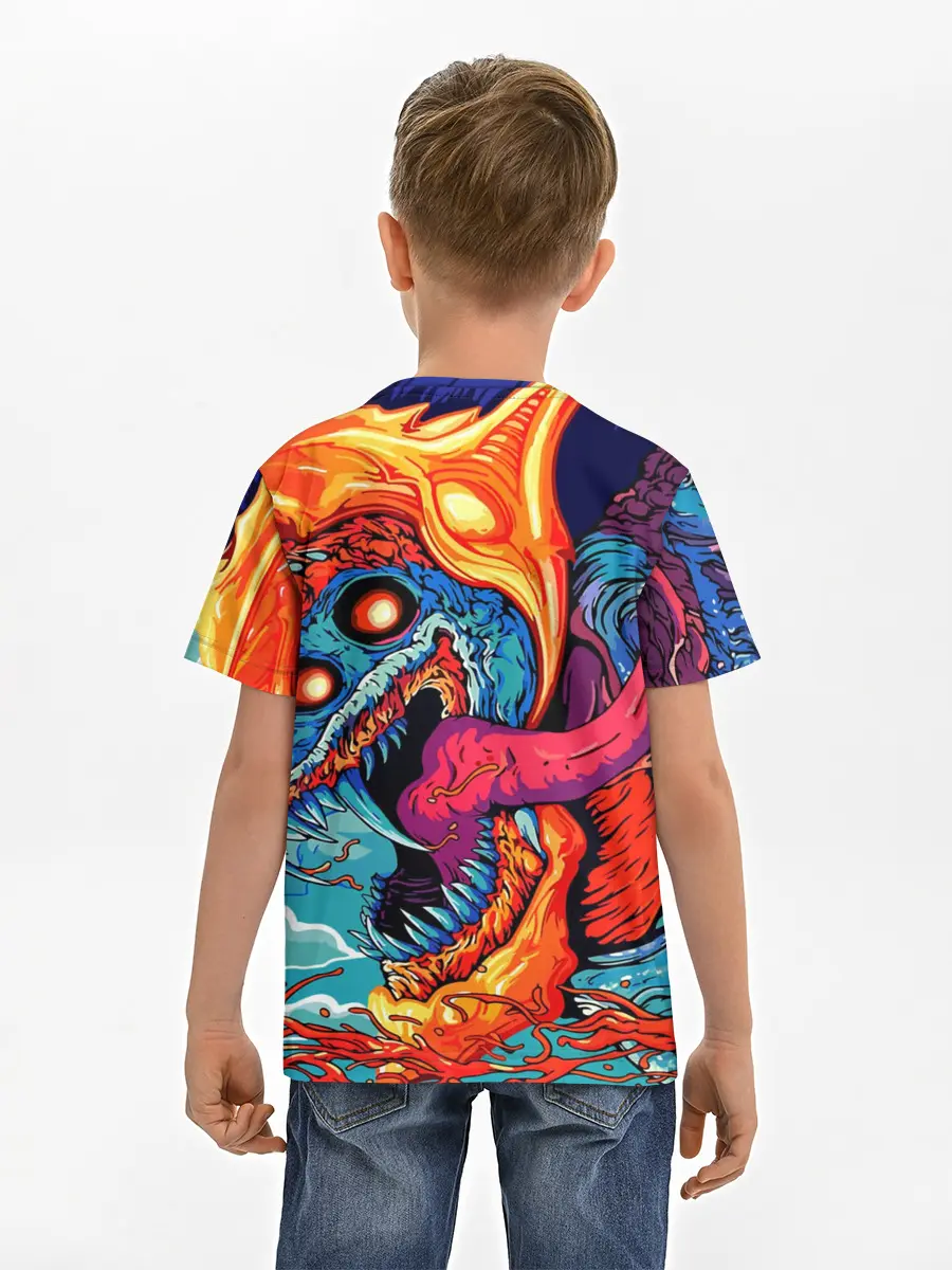 Детская базовая футболка / Егор в стиле CS GO