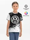 Детская базовая футболка / Volkswagen abstract sport