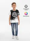 Детская базовая футболка / Volkswagen abstract sport