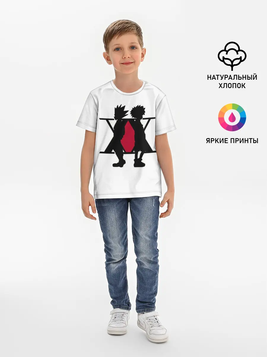 Детская базовая футболка / XX Гон Фрикс и Киллуа Золдик