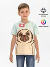 Детская базовая футболка / Puglie Pug Like