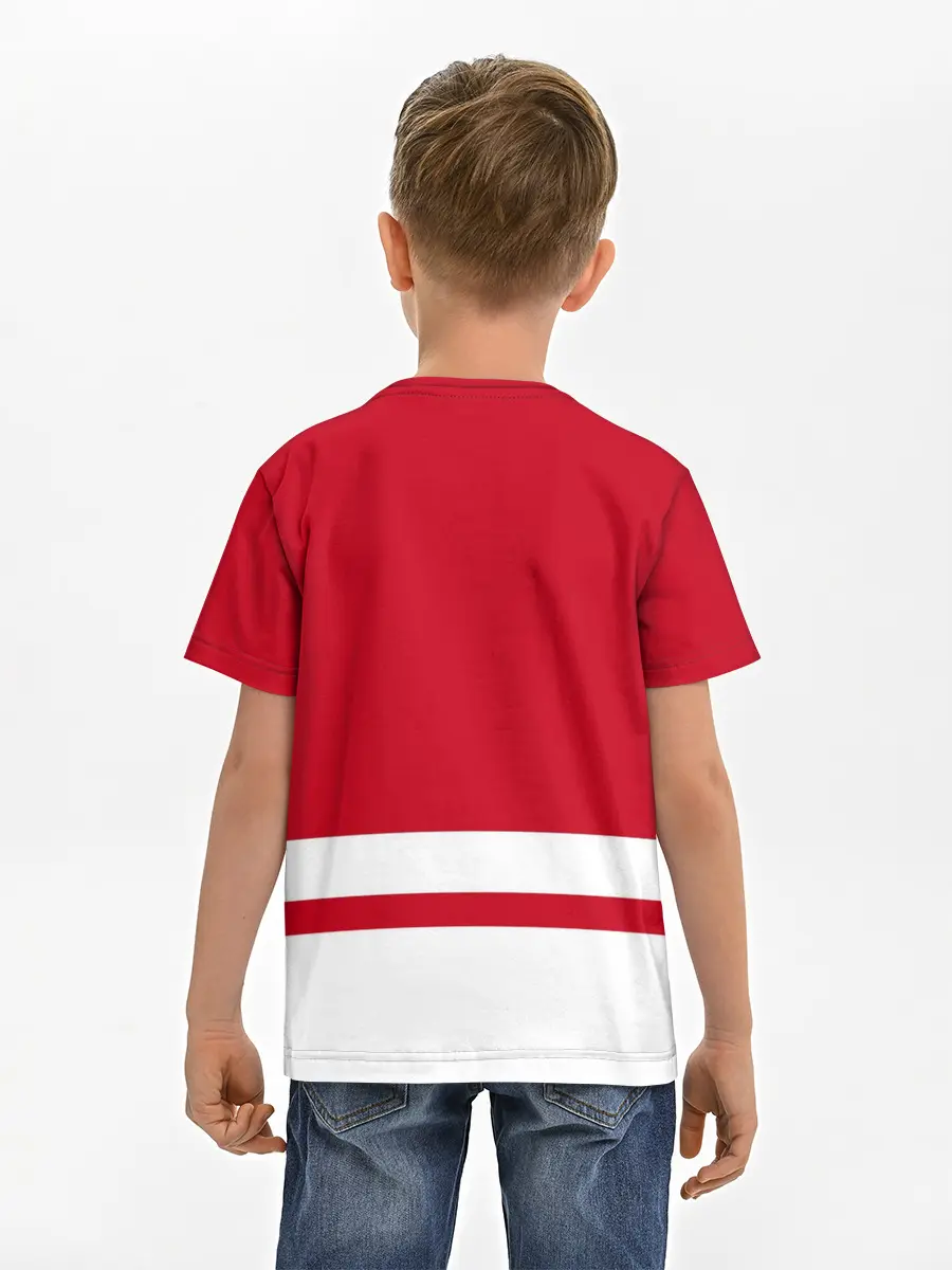 Детская базовая футболка / Детройт Ред Уингз