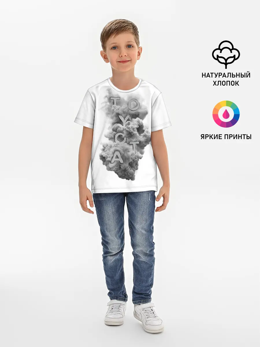 Детская базовая футболка / TOYOTA SMOKE