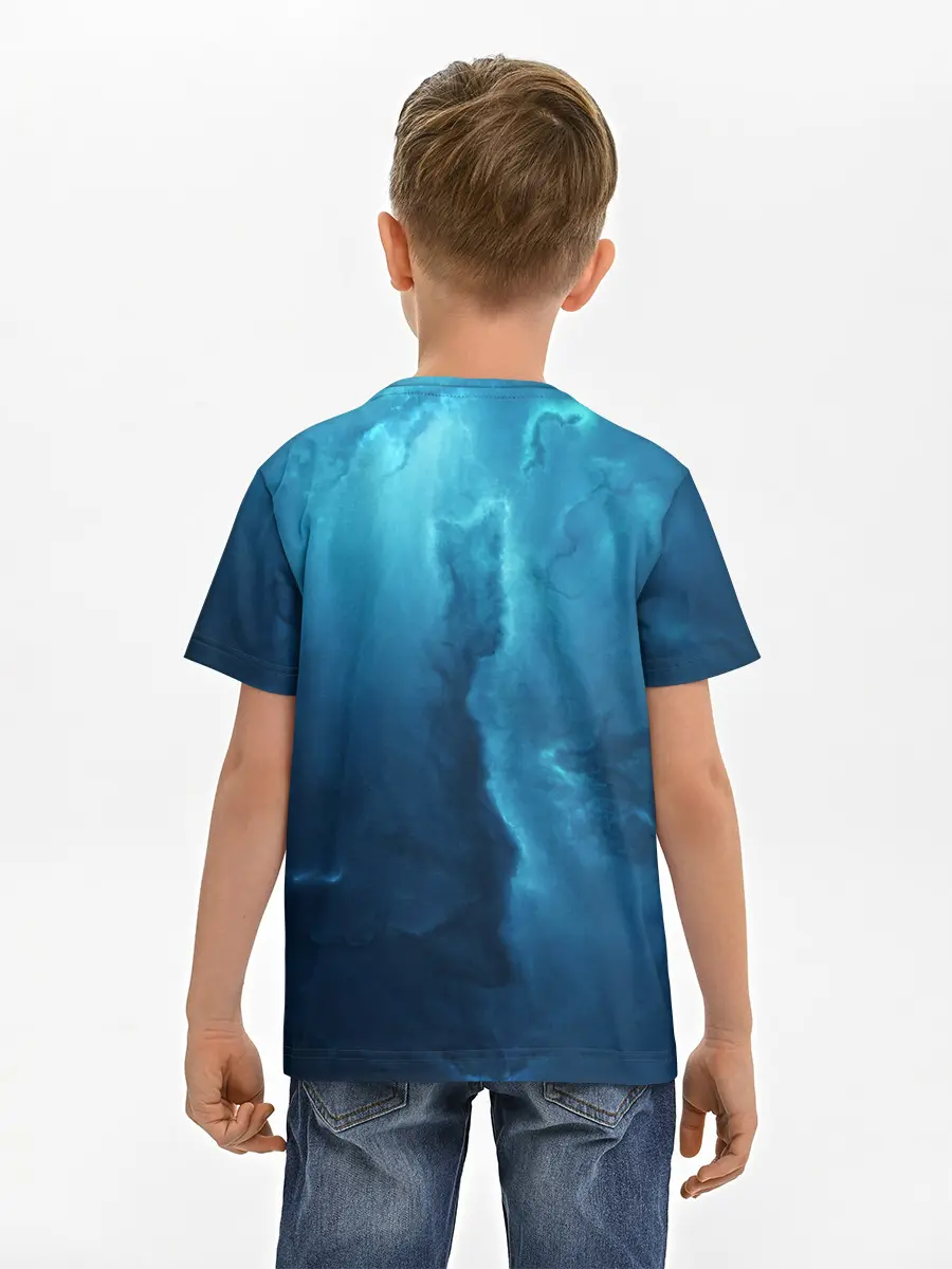 Детская базовая футболка / ЗВЕЗДНЫЙ КИТ | STAR WHALE