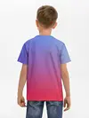 Детская базовая футболка / ЯРКИЙ ГРДИЕНТ