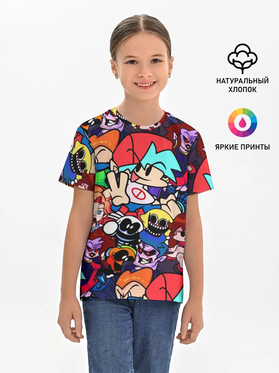 Детская базовая футболка / Friday Night Funkin