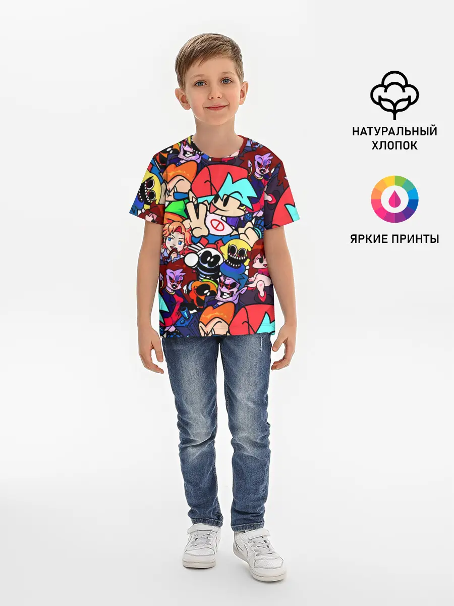 Детская базовая футболка / Friday Night Funkin