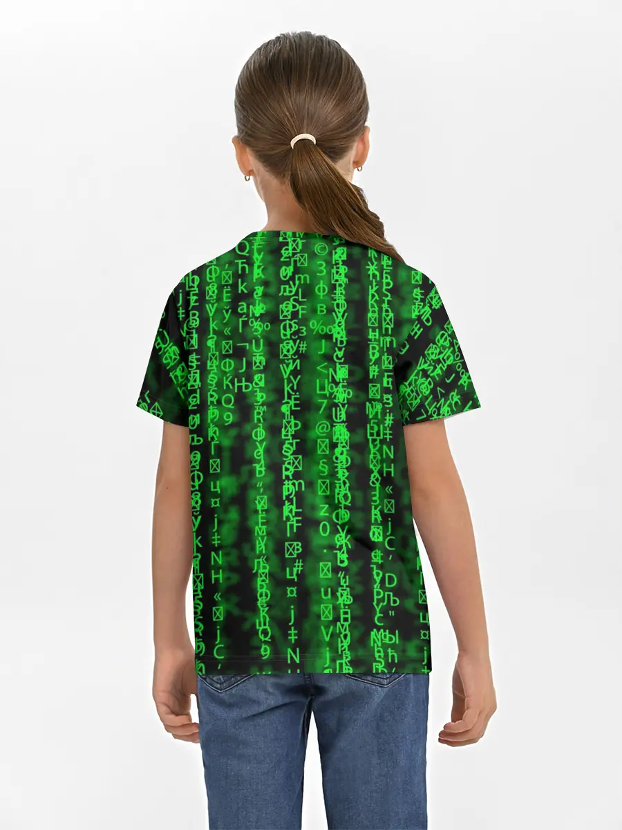 Детская базовая футболка / Программная ошибка Баг 3D