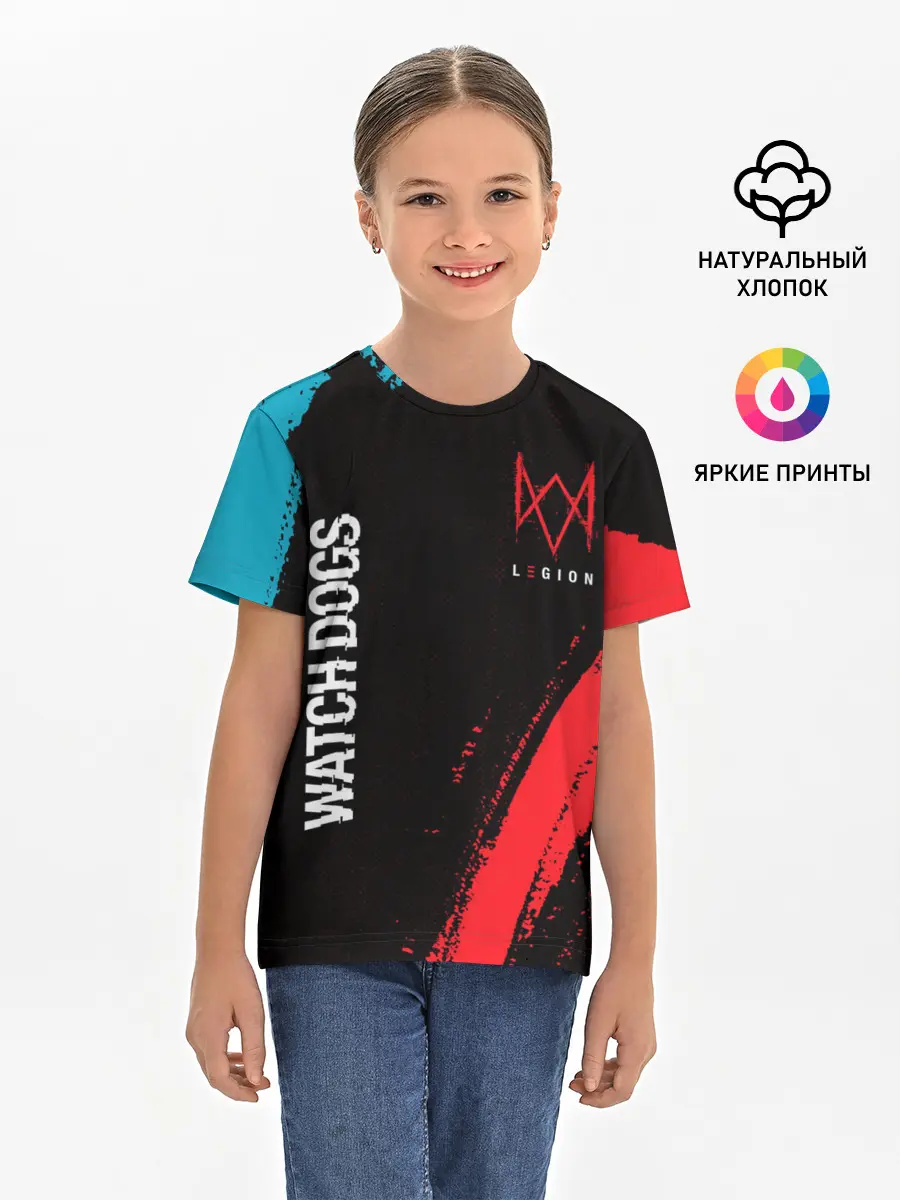 Детская базовая футболка / WATCH DOGS LEGION / ВОТЧ ДОГС