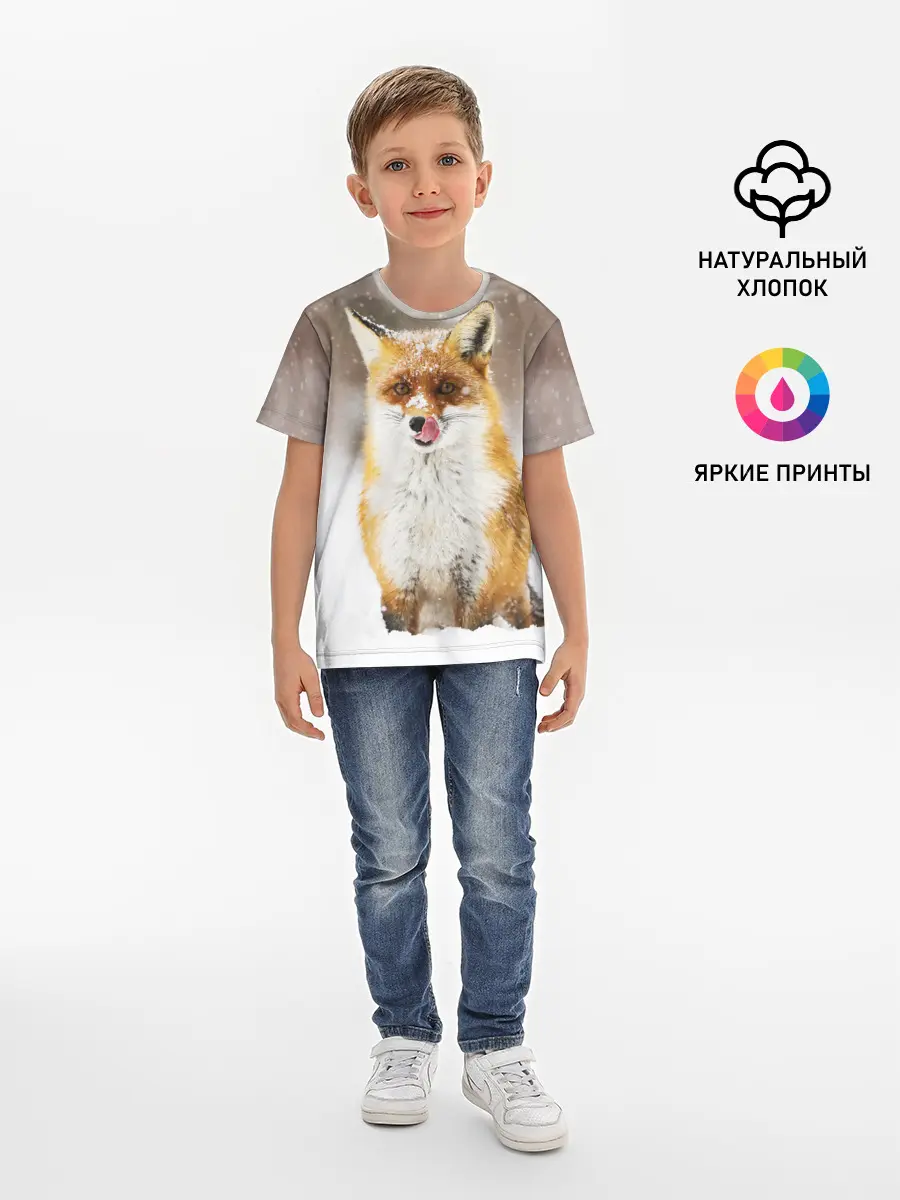 Детская базовая футболка / Лиса