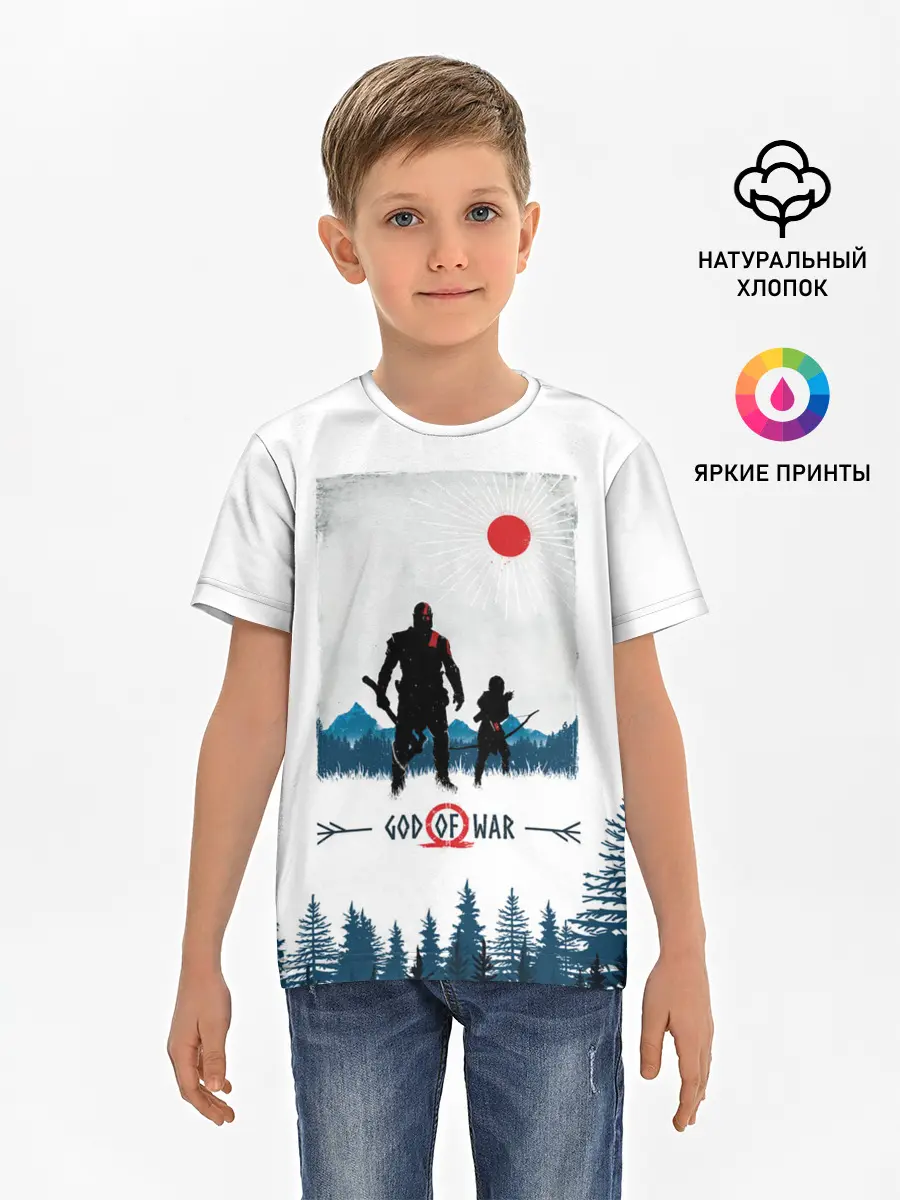 Детская базовая футболка / God whith son