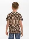 Детская базовая футболка / Snake Skin
