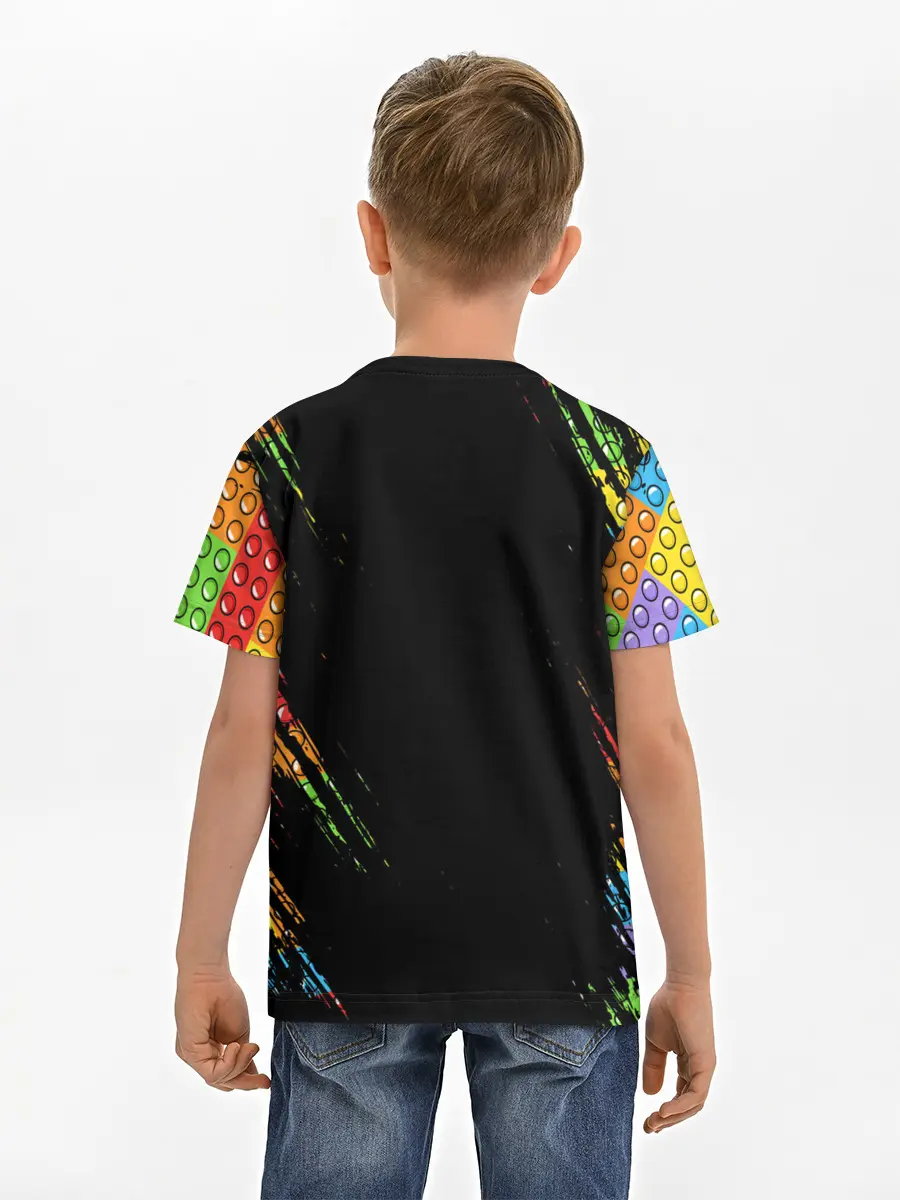 Детская базовая футболка / POP IT / SIMPLE DIMPLE