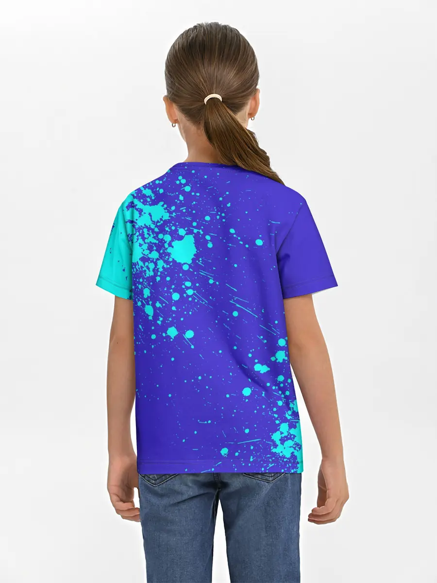 Детская базовая футболка / UNDERTALE SANS BLUE