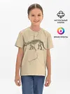 Детская базовая футболка / Triceratops skeleton