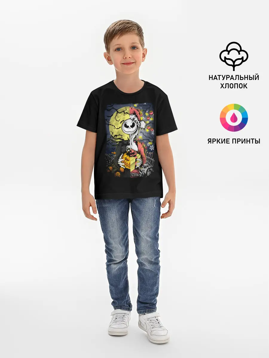 Детская базовая футболка / The Nightmare Before Christmas