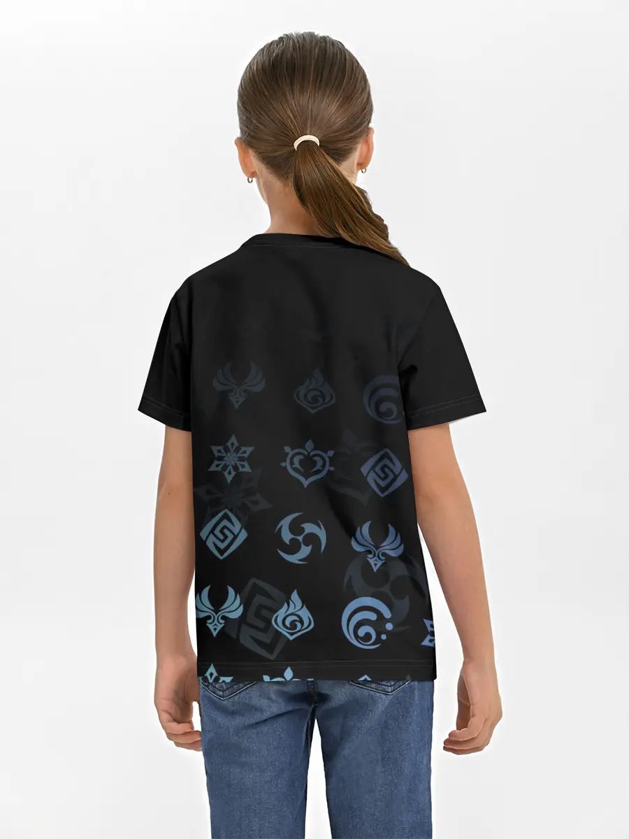 Детская базовая футболка / Эола / Genshin Impact