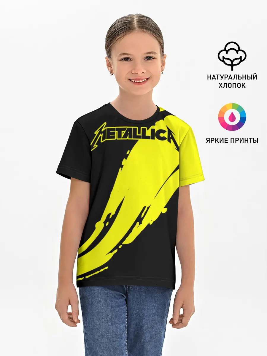 Детская базовая футболка / Metallica
