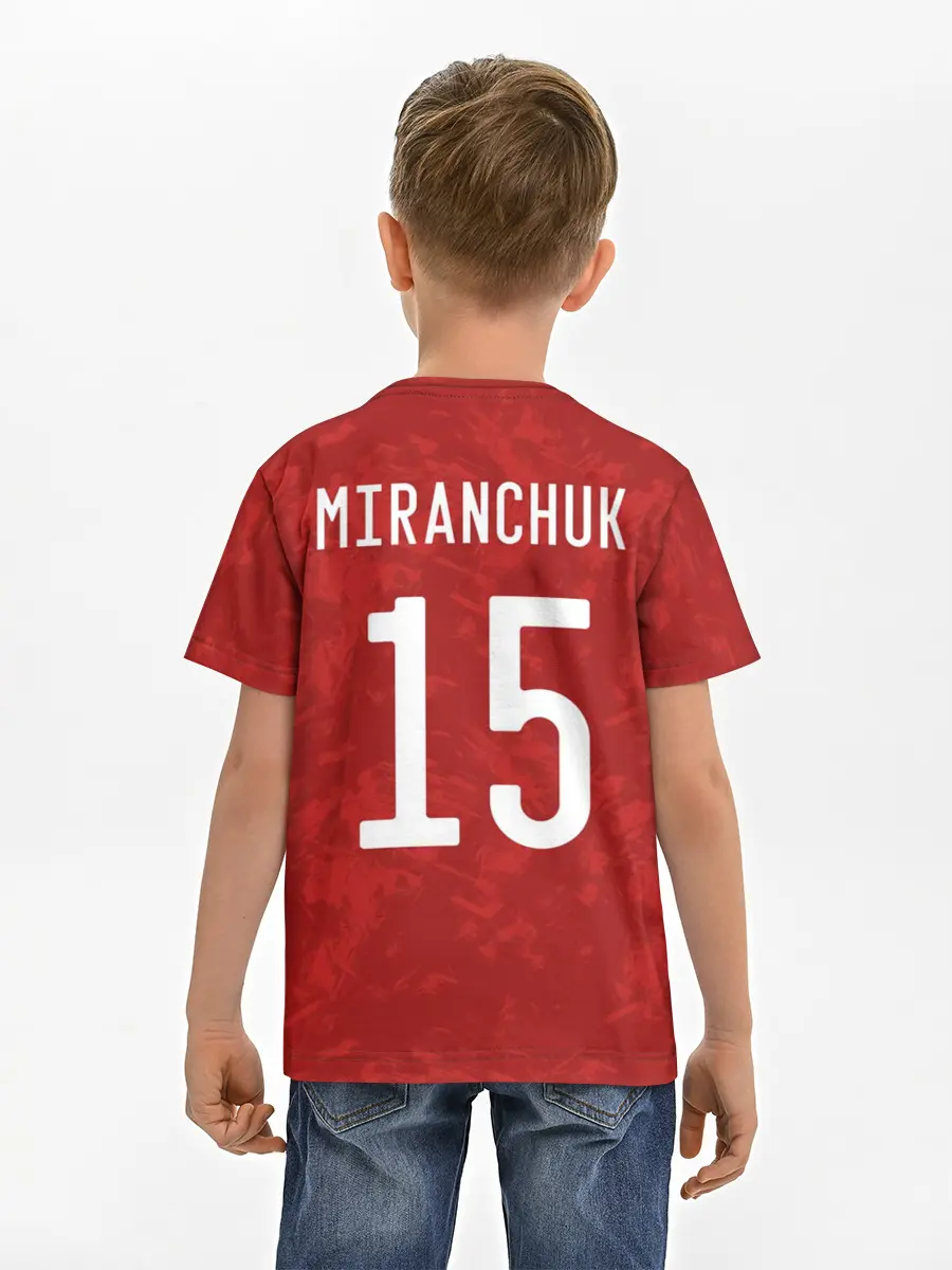 Детская базовая футболка / Миранчук форма сборной России