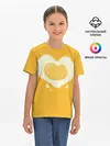 Детская базовая футболка / Яичница Сердечко