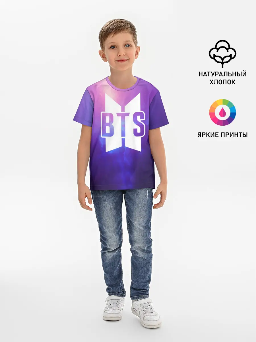 Детская базовая футболка / BTS SPACE