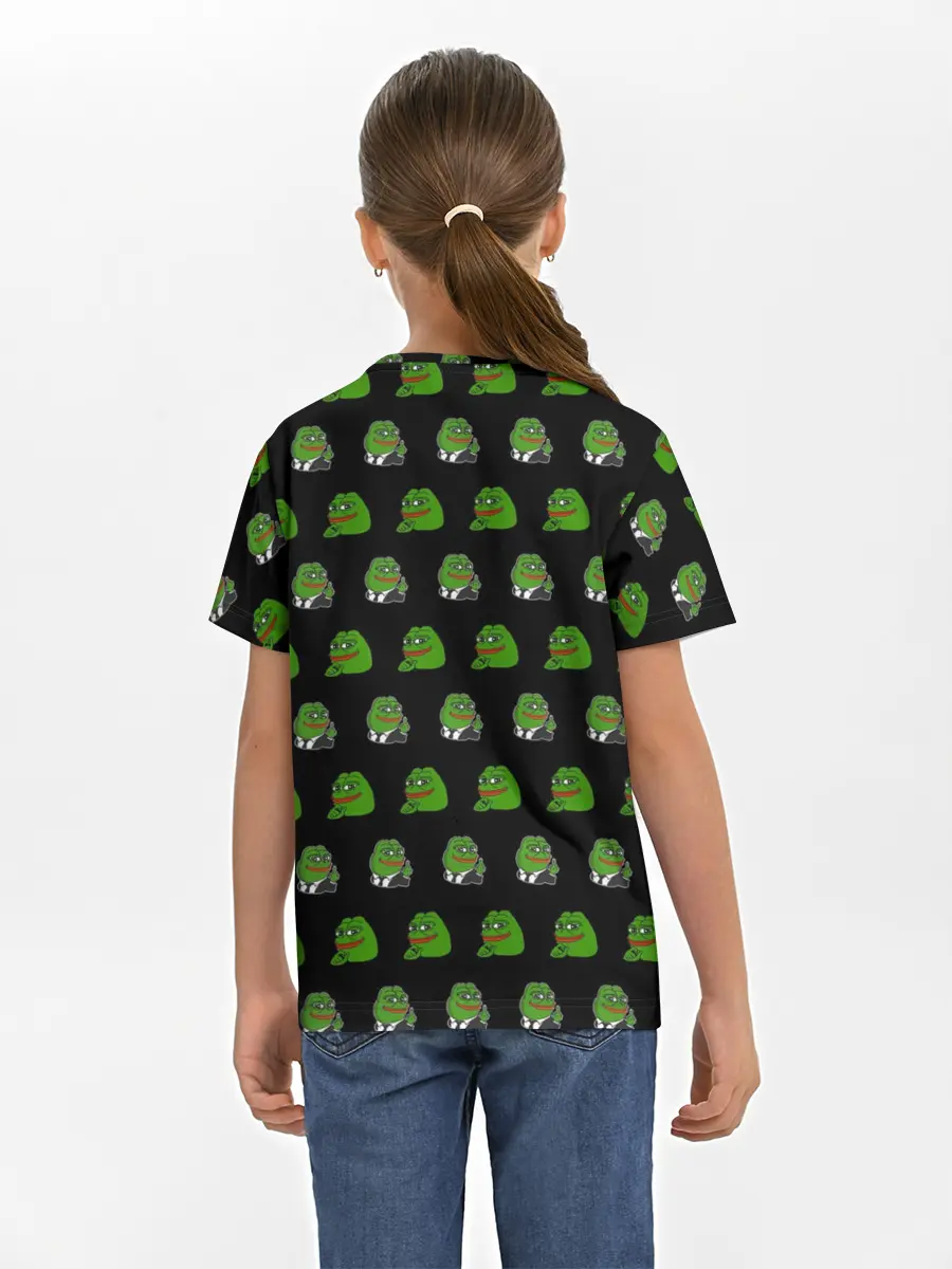 Детская базовая футболка / Frog Pepe