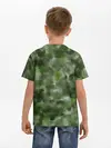 Детская базовая футболка / Canvas Green Camo