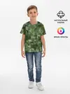 Детская базовая футболка / Canvas Green Camo
