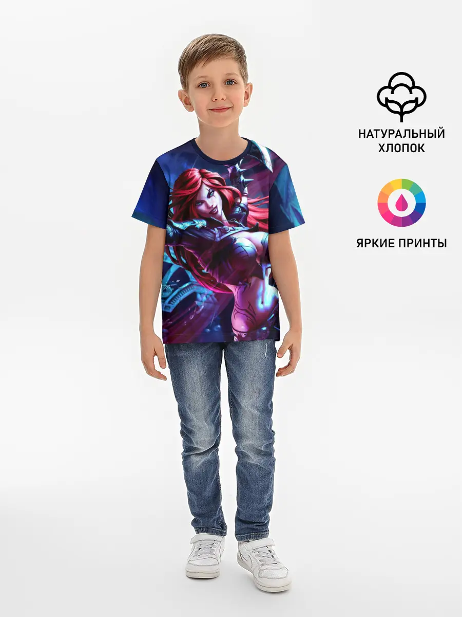 Детская базовая футболка / Катарина League of legends