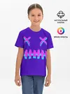 Детская базовая футболка / CYBERSTYLE PURPLE EVIL