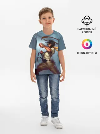 Детская базовая футболка / Karate girl