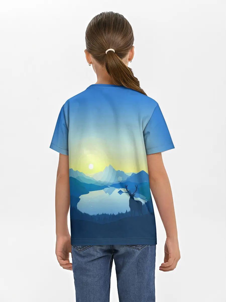 Детская базовая футболка / NATURE