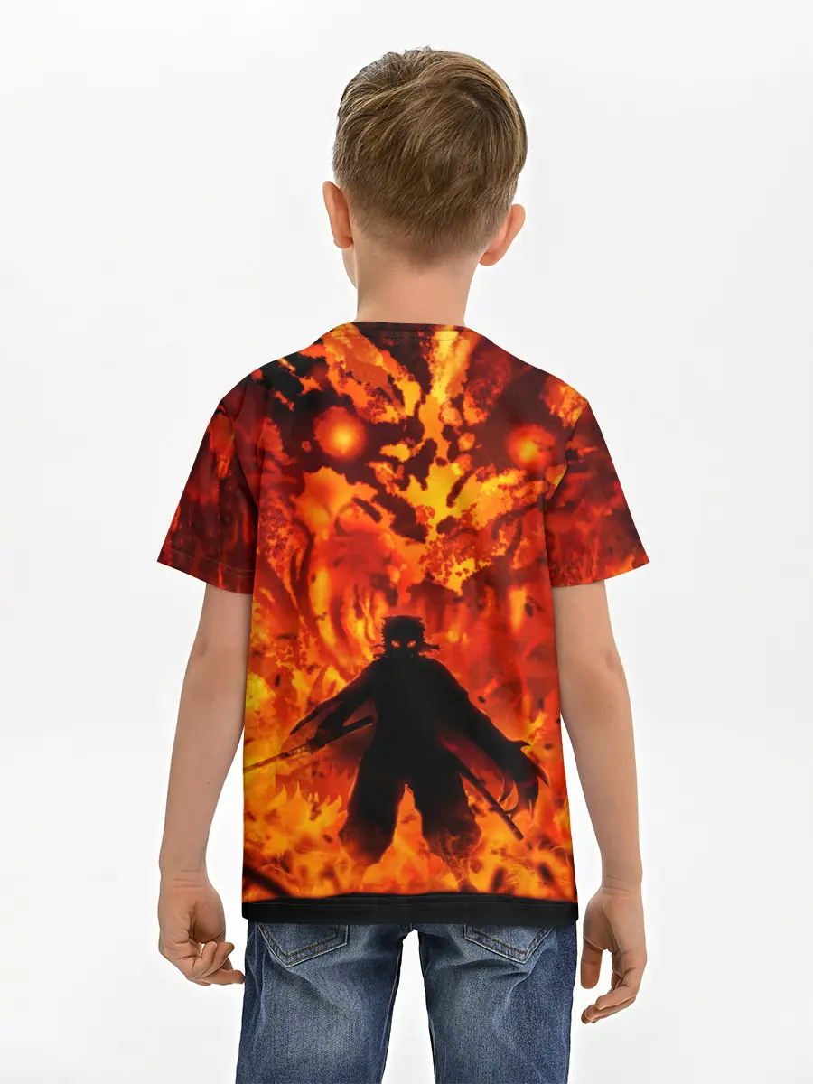 Детская базовая футболка / Клинок, рассекающий демонов