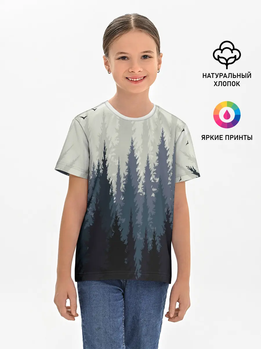 Детская базовая футболка / Лес