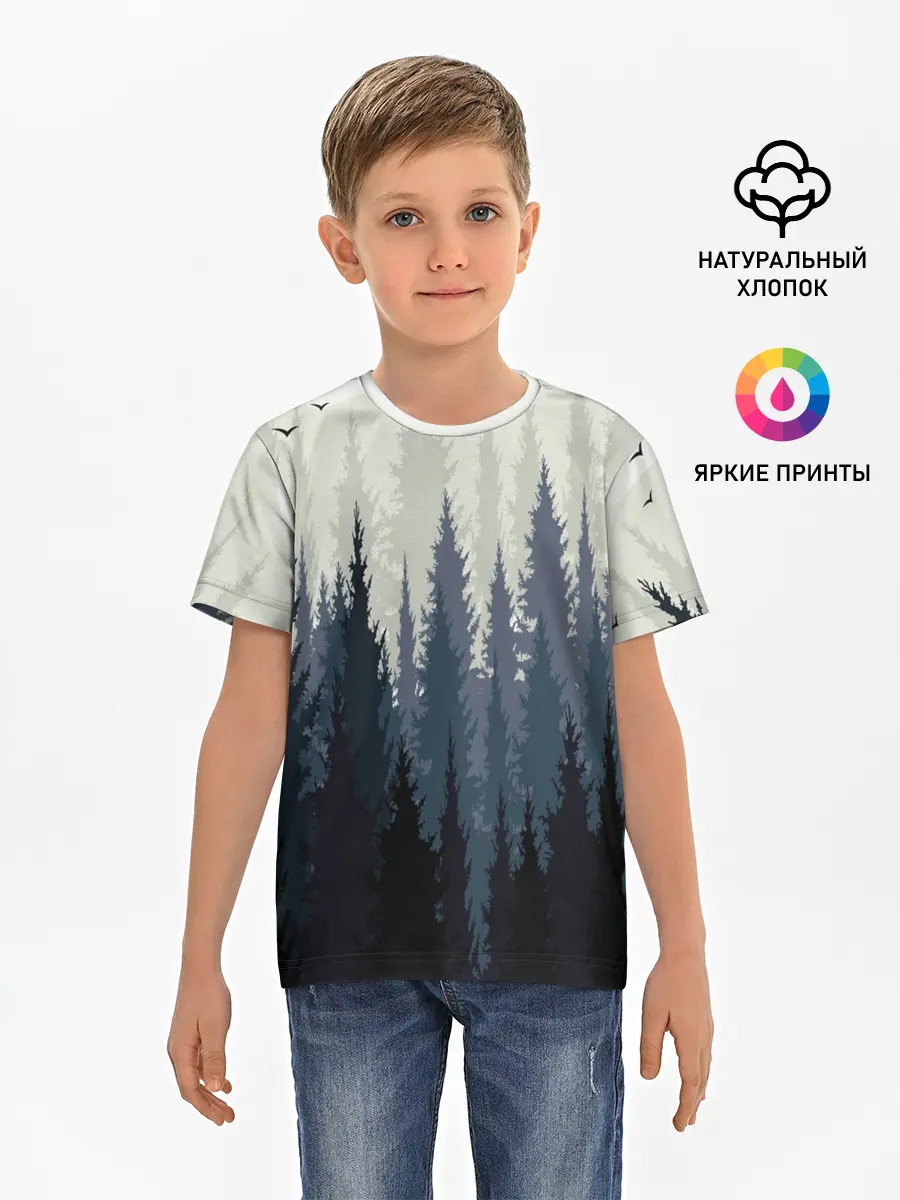 Детская базовая футболка / Лес
