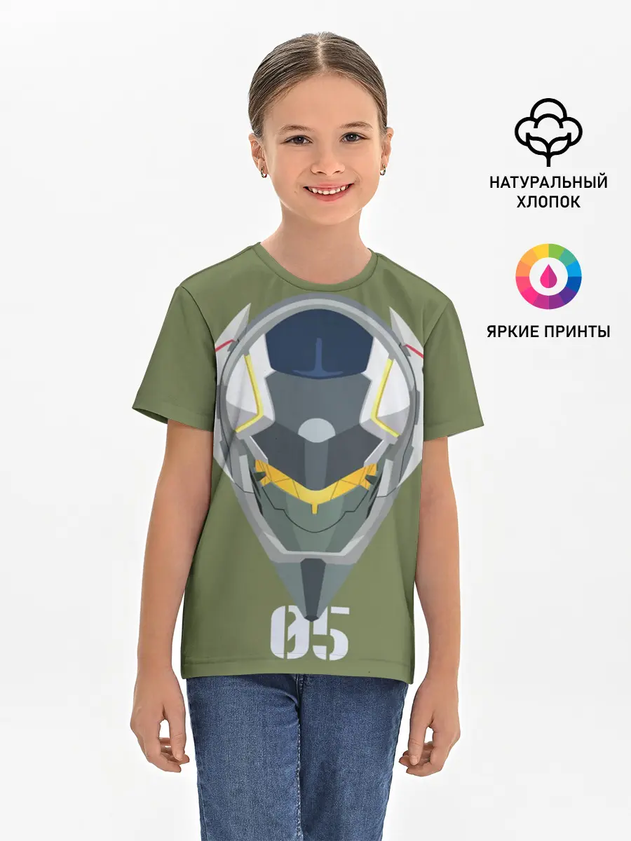 Детская базовая футболка / Евангелион