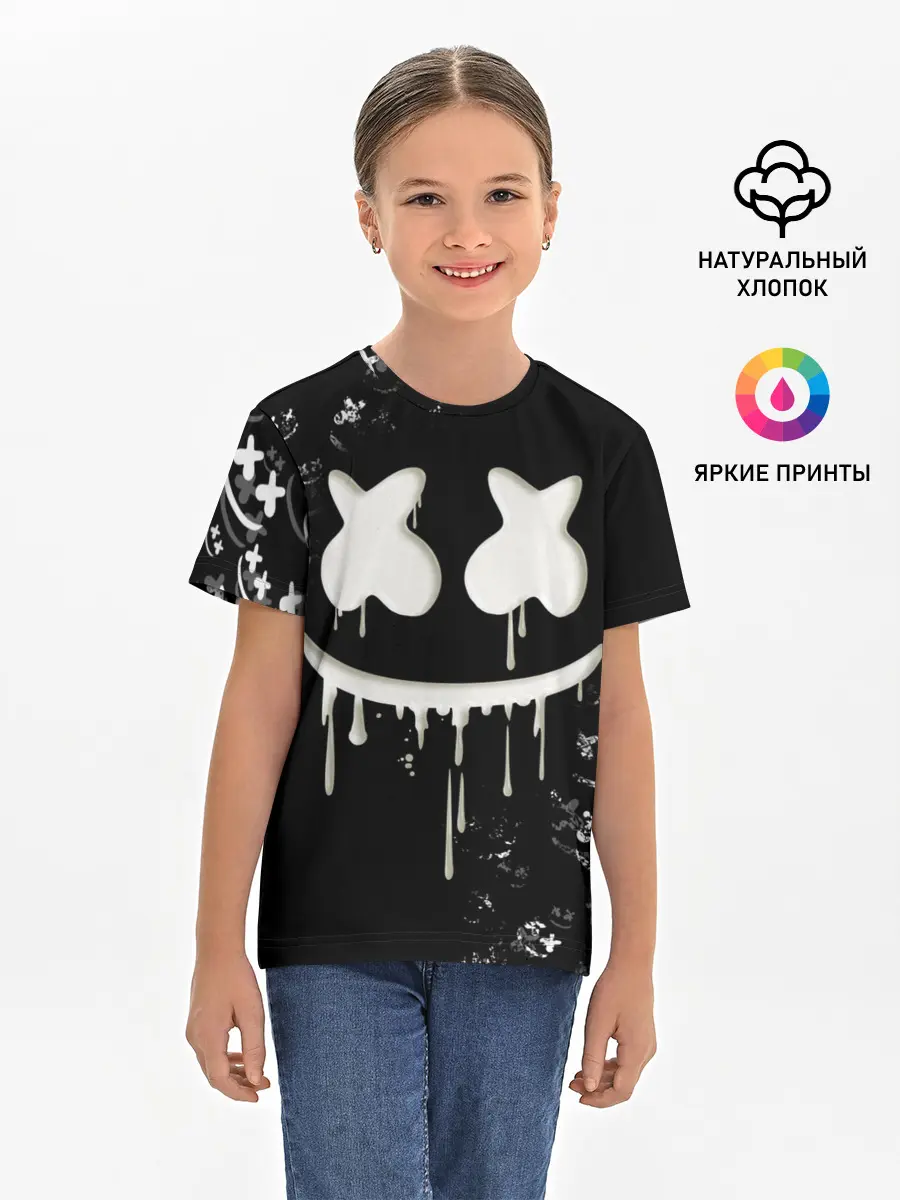 Детская базовая футболка / Marshmello