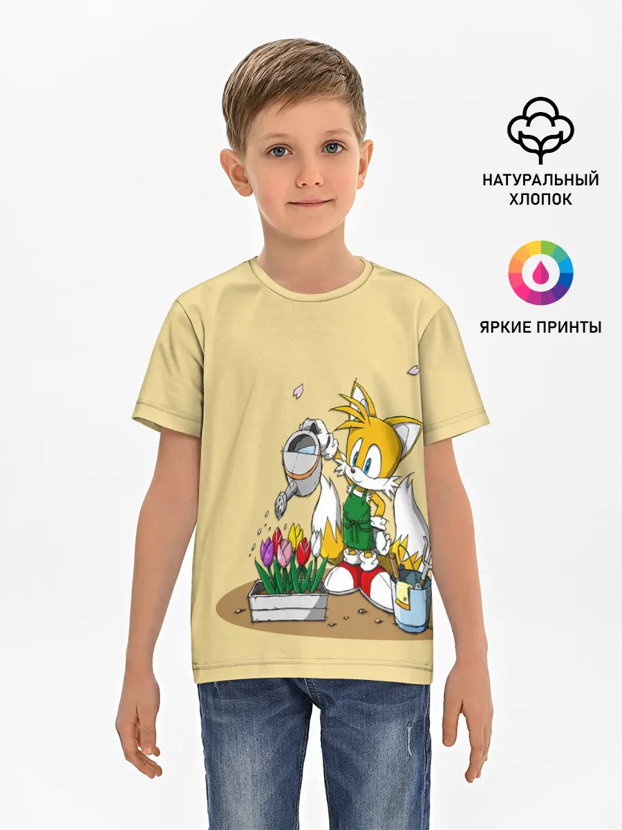 Детская базовая футболка / Sonic.