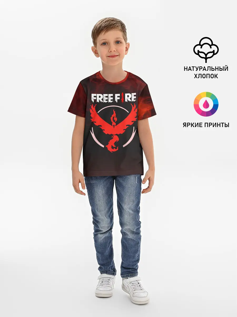 Детская базовая футболка / FREEFIRE | ФЕНИКС
