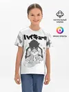Детская базовая футболка / Haikyu!! Кошка Некома