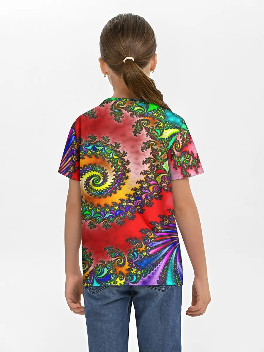 Детская базовая футболка / ФРАКТАЛЬНЫЙ УЗОР