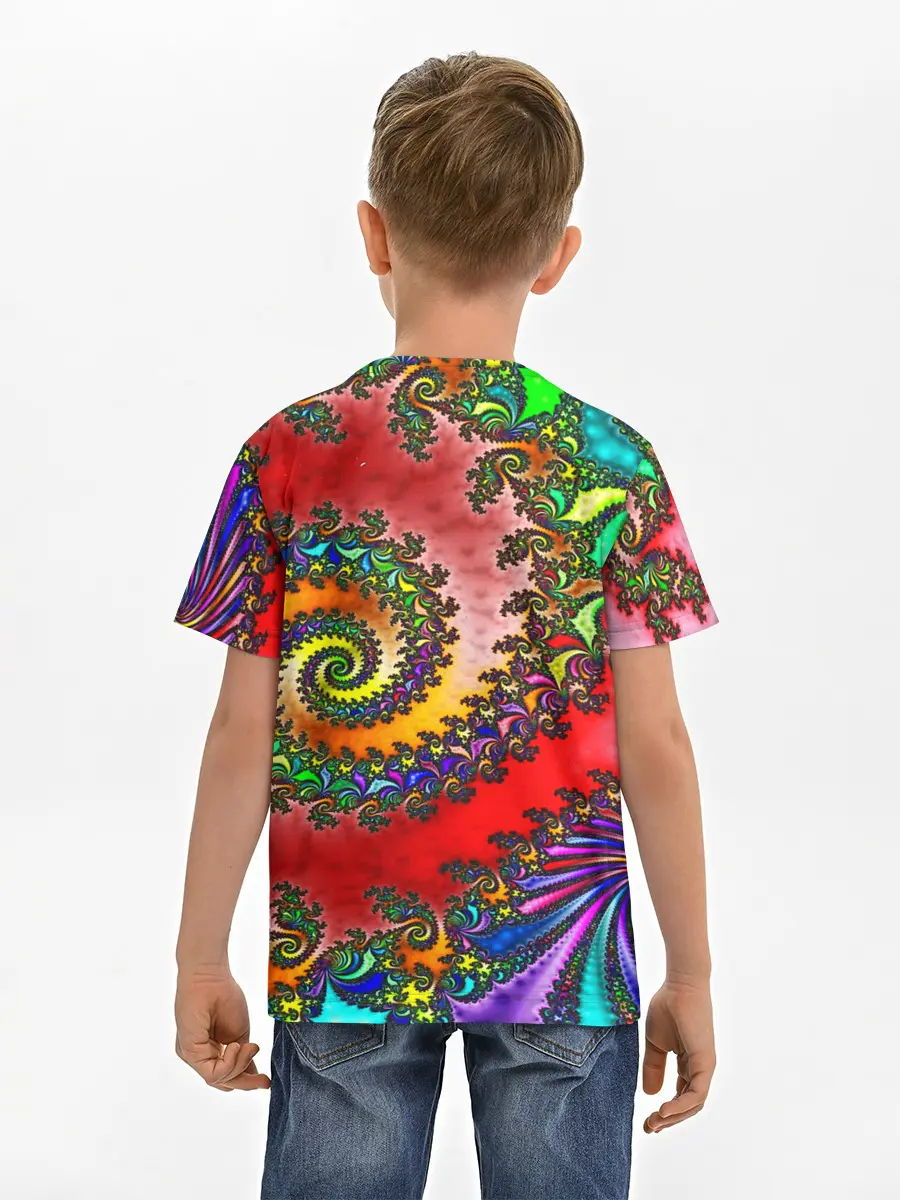 Детская базовая футболка / ФРАКТАЛЬНЫЙ УЗОР