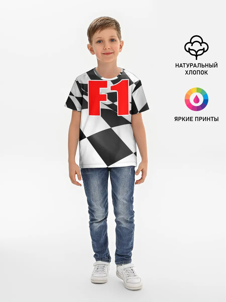 Детская базовая футболка / Формула 1