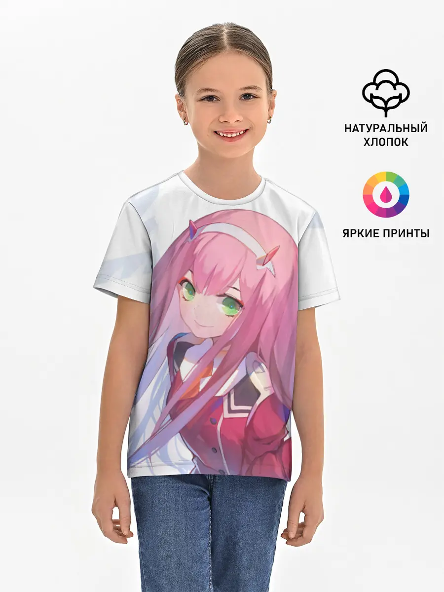 Детская базовая футболка / ноль два пальцы