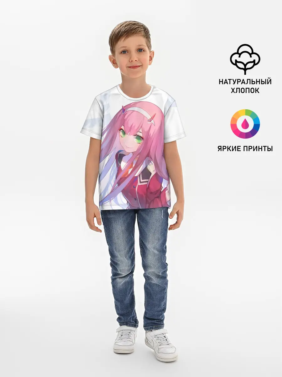 Детская базовая футболка / ноль два пальцы