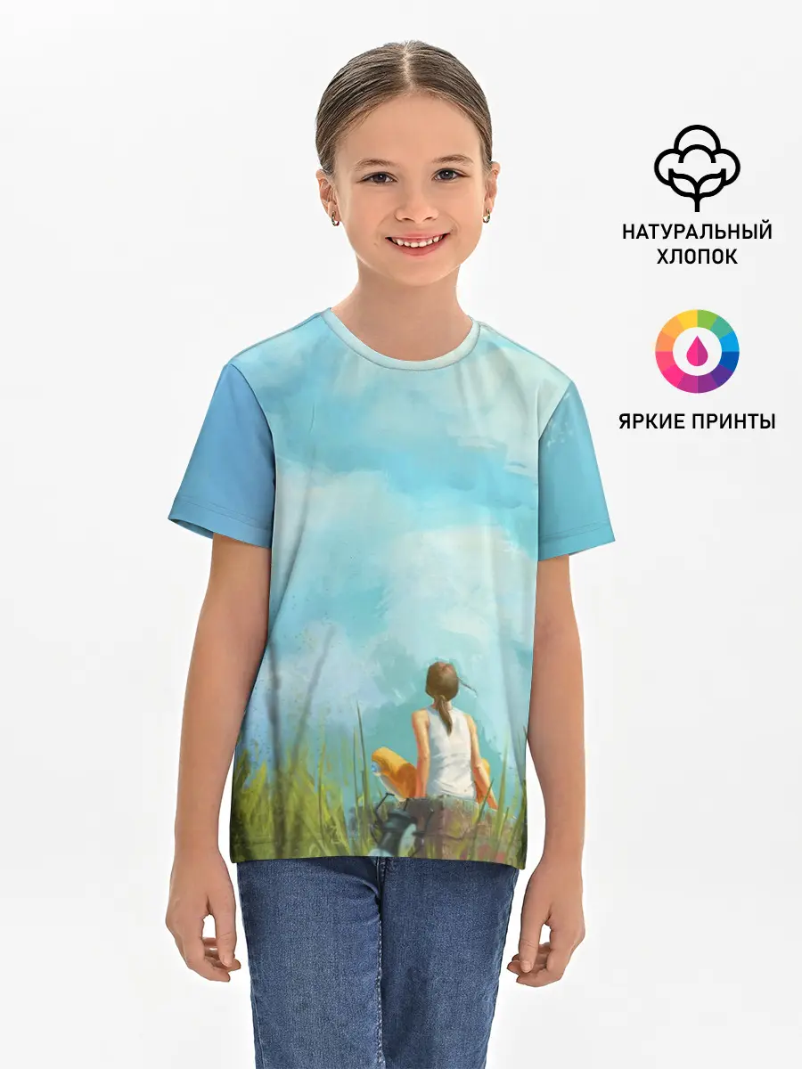 Детская базовая футболка / Cloud ART