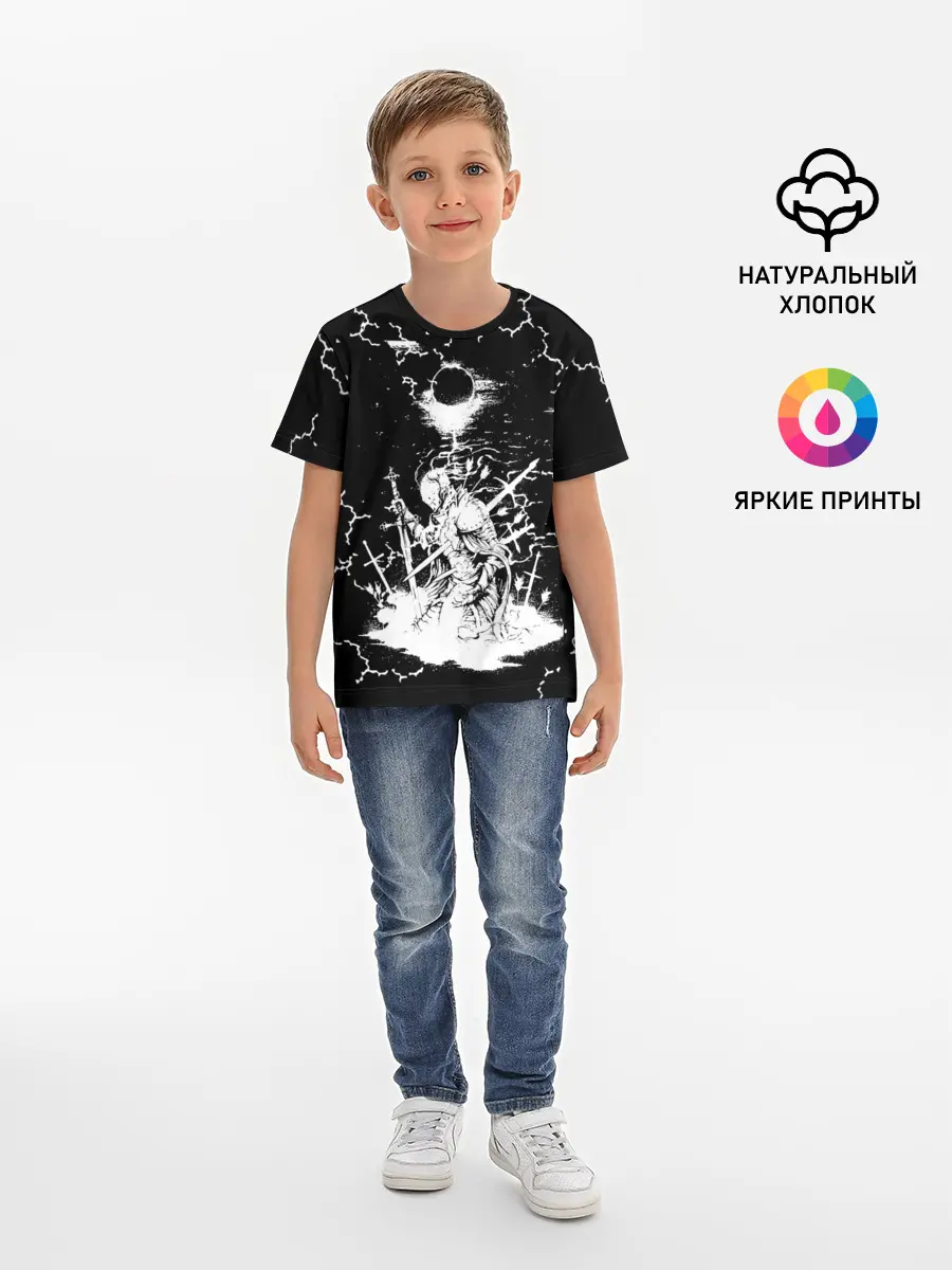 Детская базовая футболка / dark souls / 2