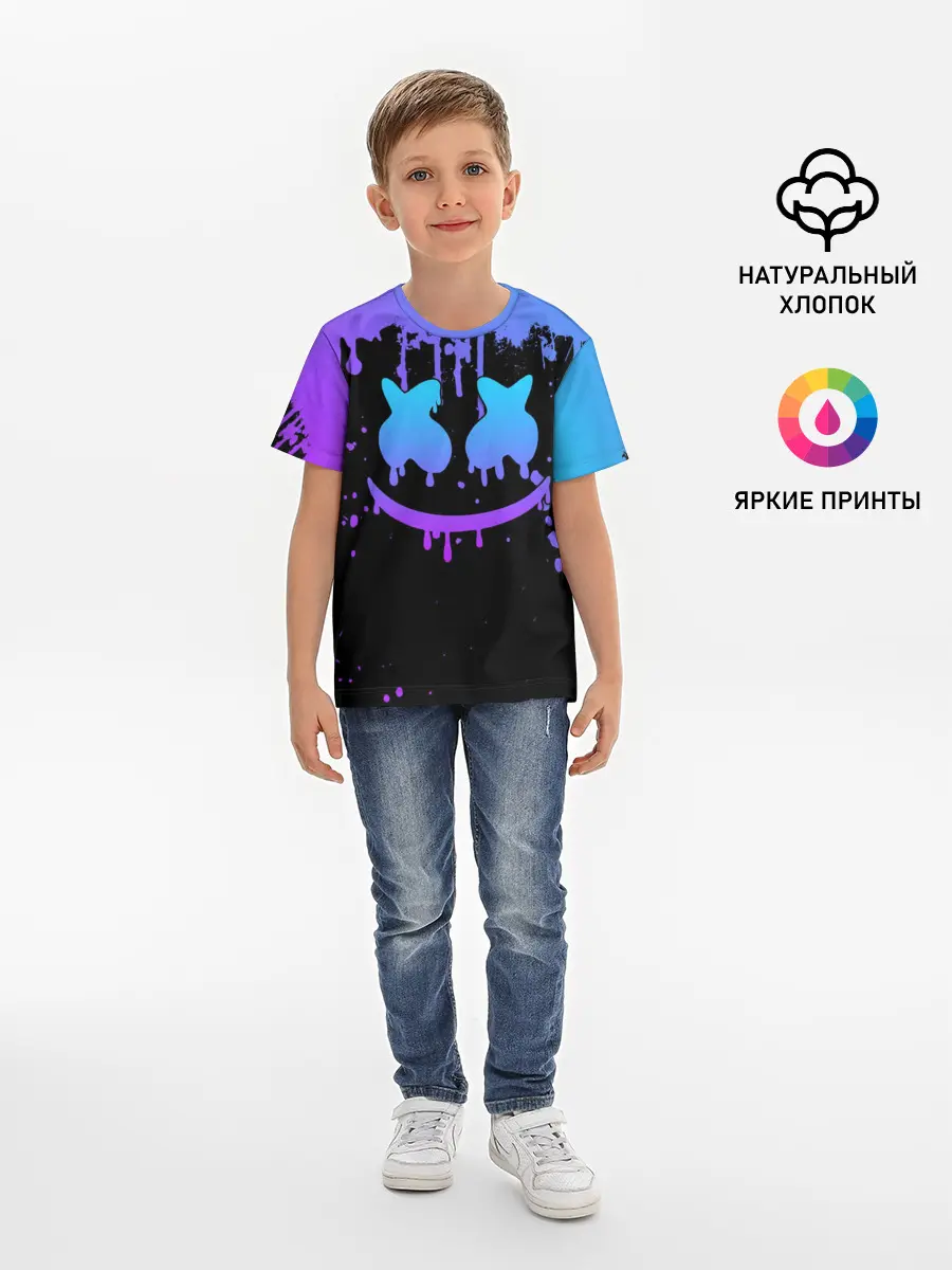 Детская базовая футболка / MARSHMELLO