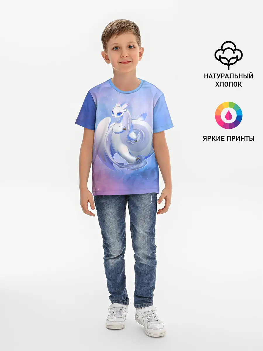 Детская базовая футболка / дневная фурия